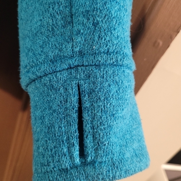 AVALANCHE blue green full zip front fleece jacket - Picture 12 of 13